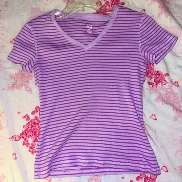 Y2K purple Style & Co blouse M petite - Picture 1 of 2
